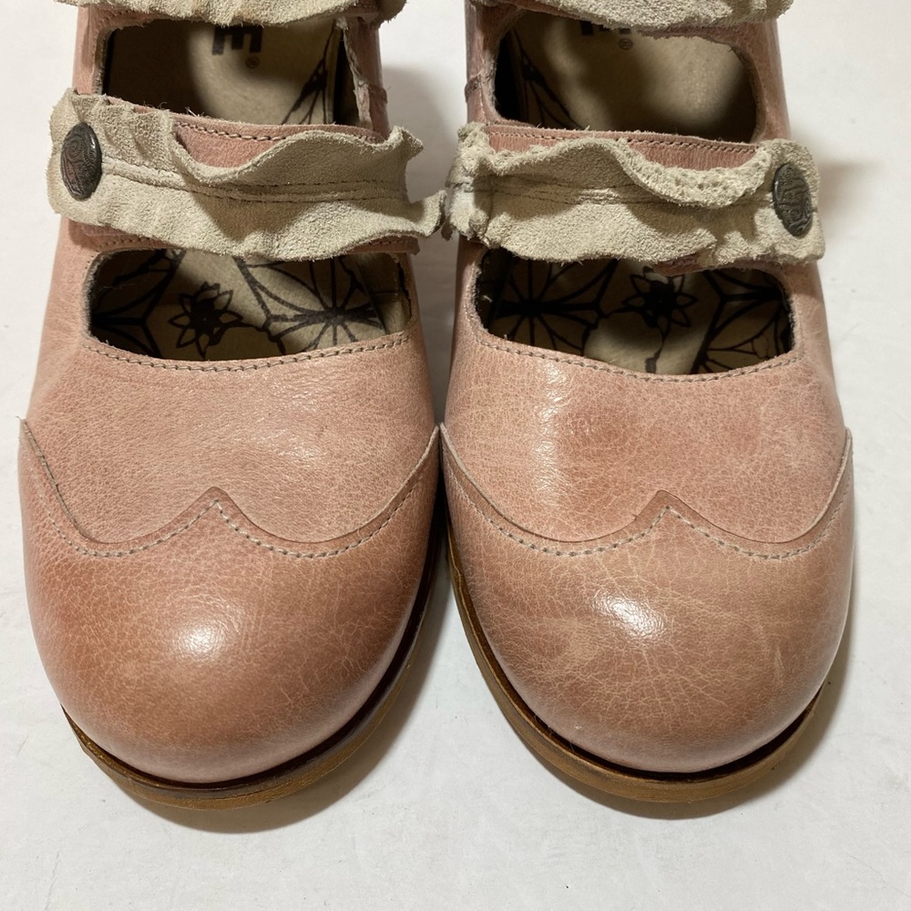 DKODE Vivi Cutout Ankle Boots Pink Leather heel Shoes Size 40 - Picture 8 of 16